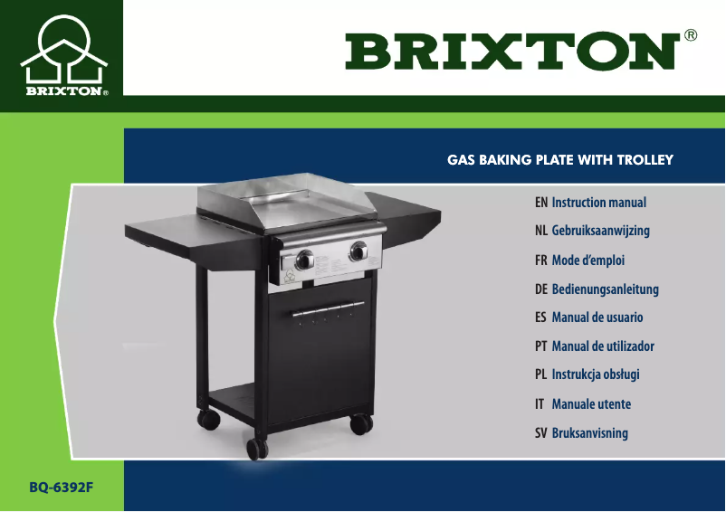 Page 1 de la notice Manuel utilisateur Brixton BQ-6392F
