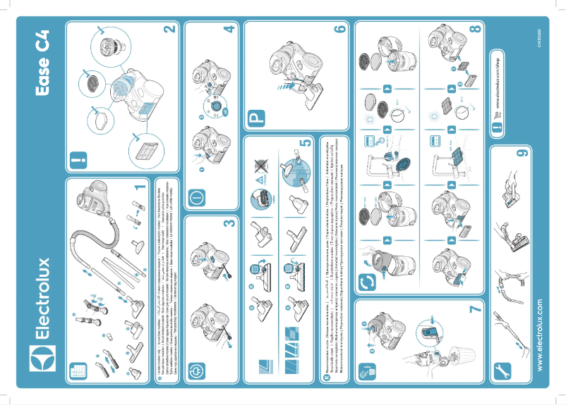 Page 1 de la notice Manuel utilisateur Electrolux Ease C4 EC41-2SW