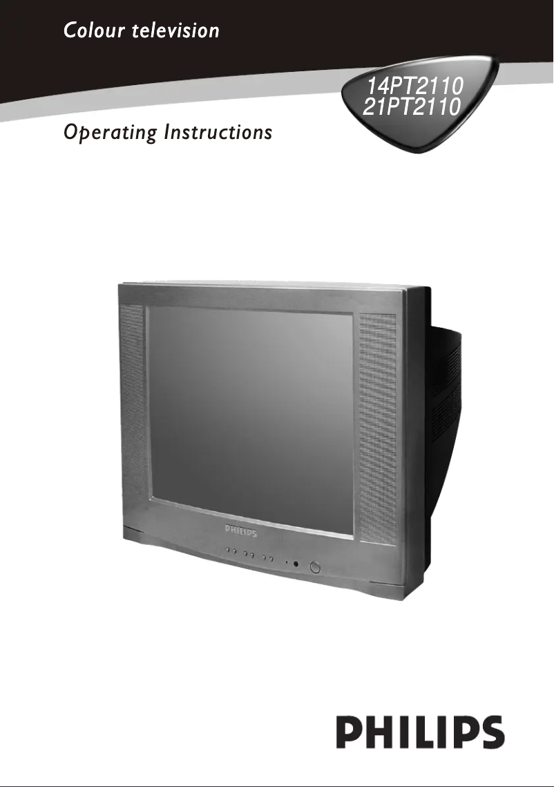 Page 1 de la notice Manuel utilisateur Philips 21PT2110C