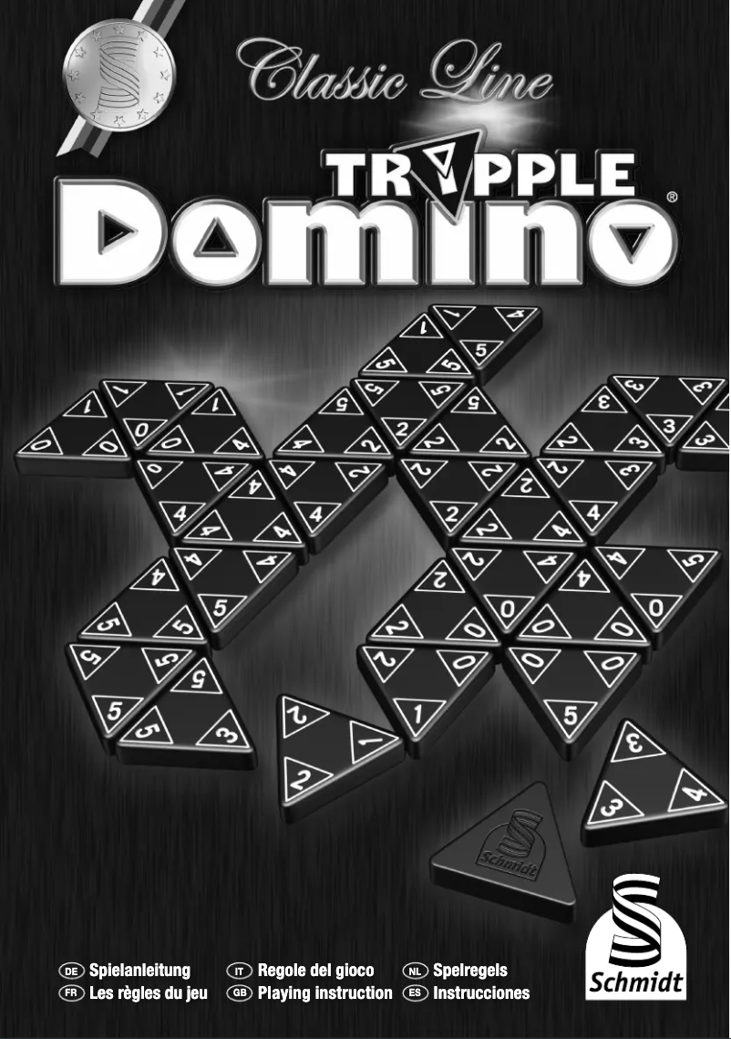 Page n°1 - Manuel utilisateur Schmidt Tripple-Domino