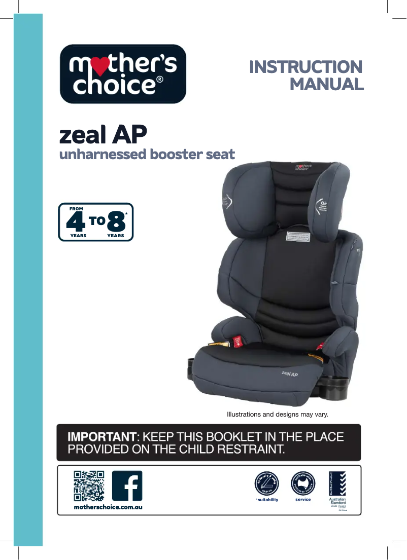 Page n°1 - Manuel utilisateur Mother's Choice Zeal AP