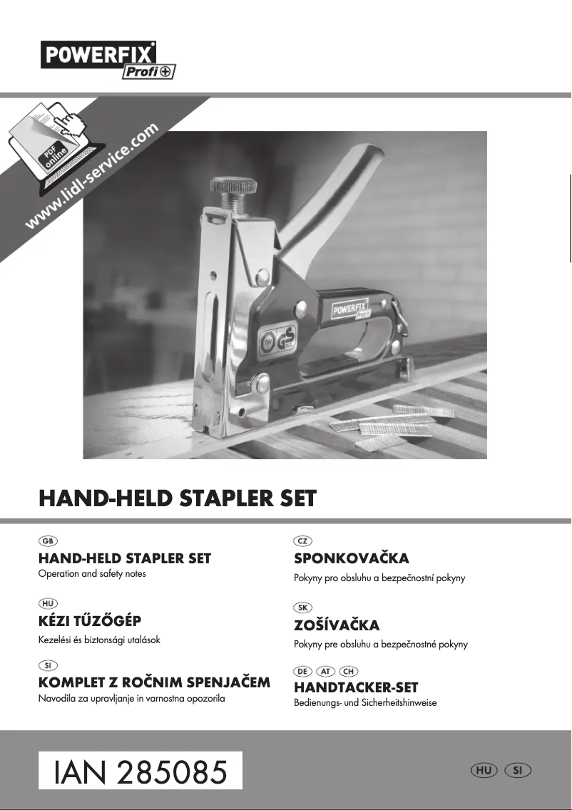 Página 1 del manual Manual de usuario Powerfix HG01009