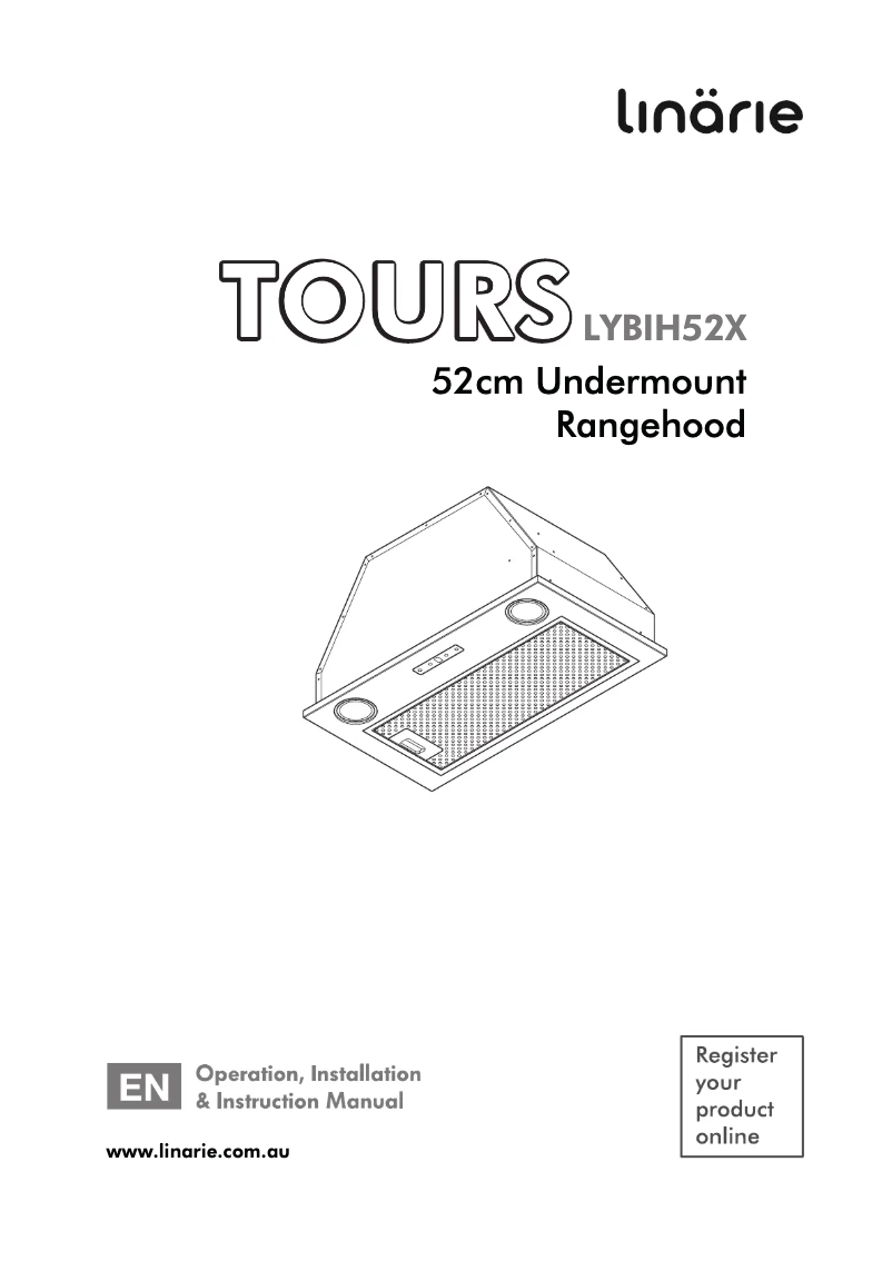 Page n°1 - Manuel utilisateur Linarie Tours LYBIH52X