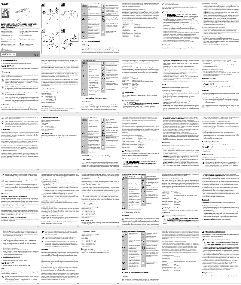 Image de la première page du manuel de l'appareil CS93589