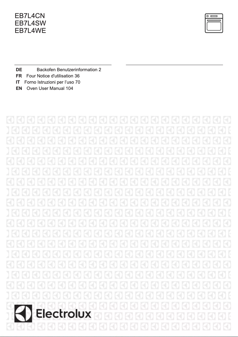 Image de la première page du manuel de l'appareil EB7L4SW