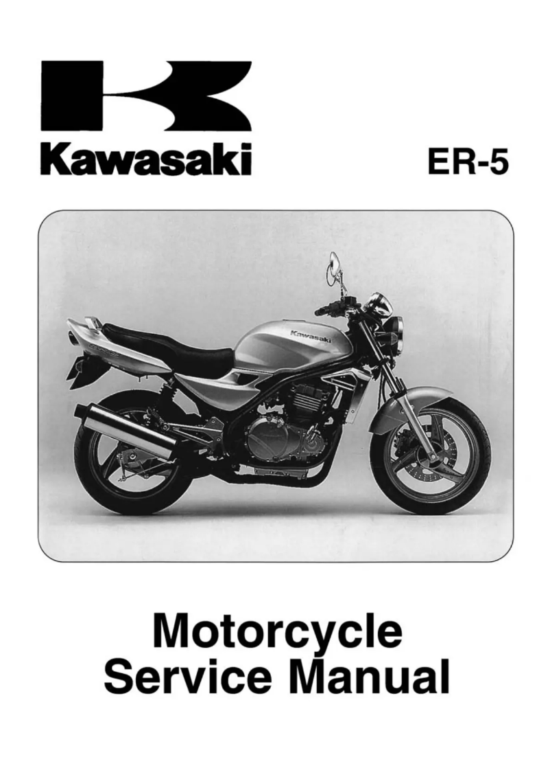 Page 1 de la notice Manuel utilisateur Kawasaki ER-5 (2005)