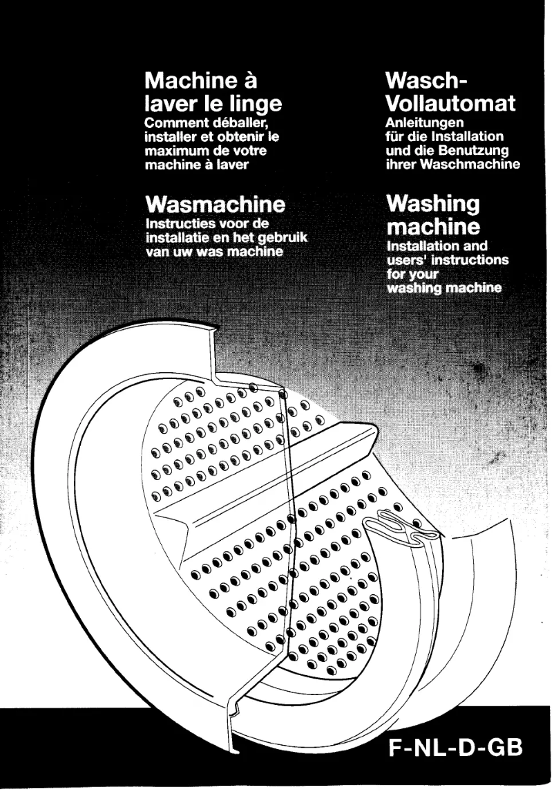 Page 1 de la notice Manuel utilisateur Friac WA 1042 E
