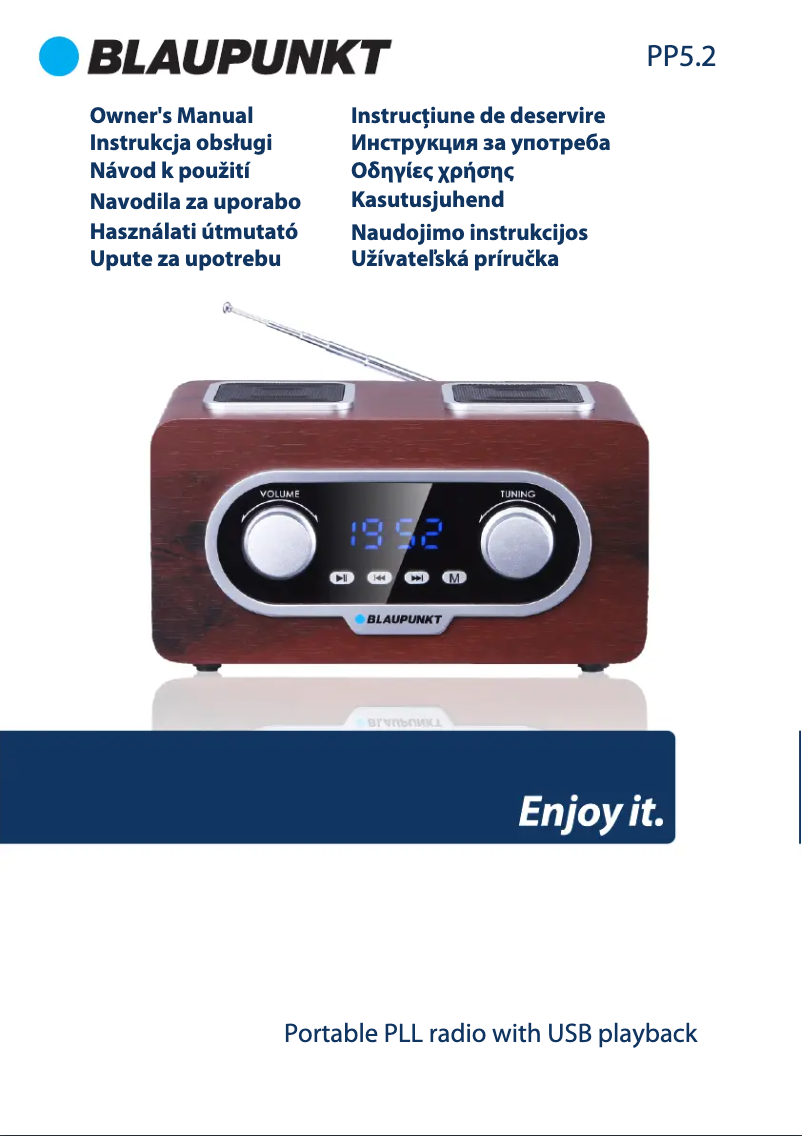 Page n°1 - Manuel utilisateur Blaupunkt PP5.2
