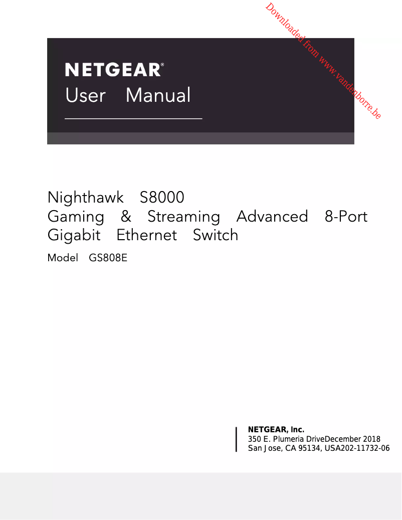 Page n°1 - Manuel utilisateur Netgear Nighthawk Pro Gaming S8000