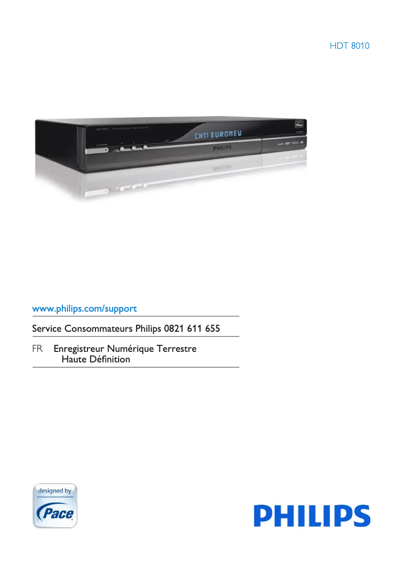 Page n°1 - Manuel utilisateur Philips HDT8010