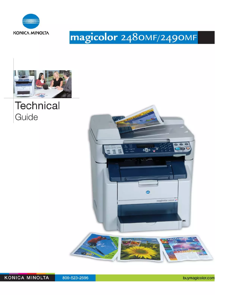 Page n°1 - Manuel utilisateur Konica Minolta Magicolor 2490MF
