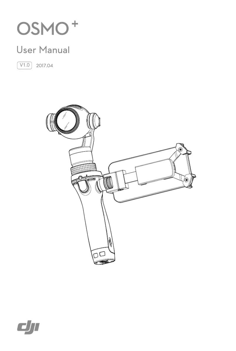 Page n°1 - Manuel utilisateur DJI Osmo+