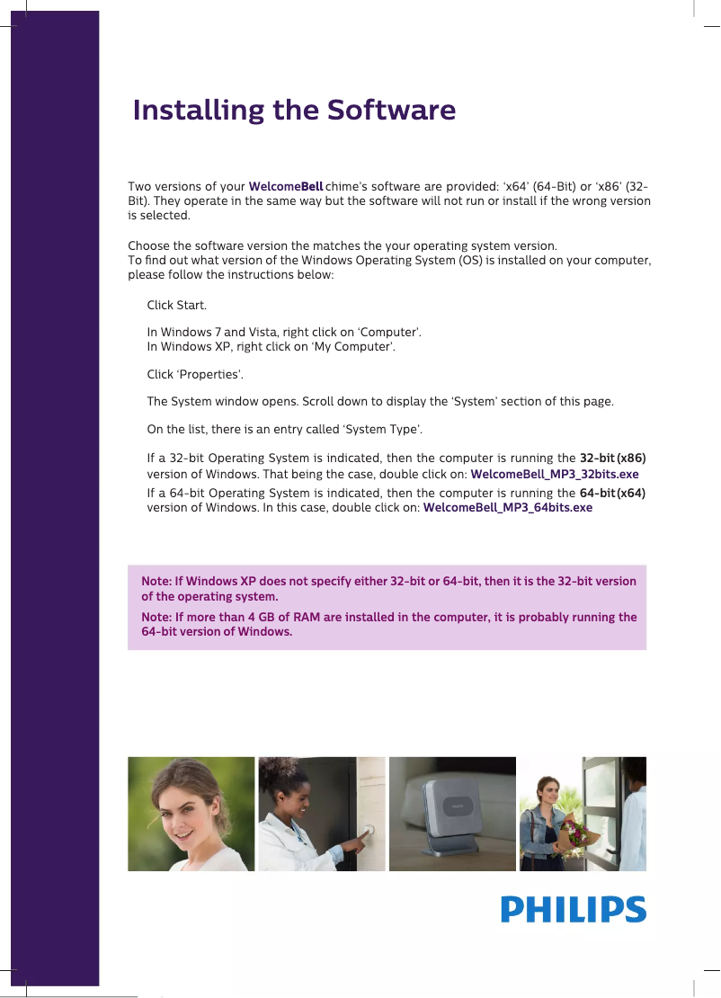 Page 1 de la notice Guide de démarrage rapide Philips DES7700DCH