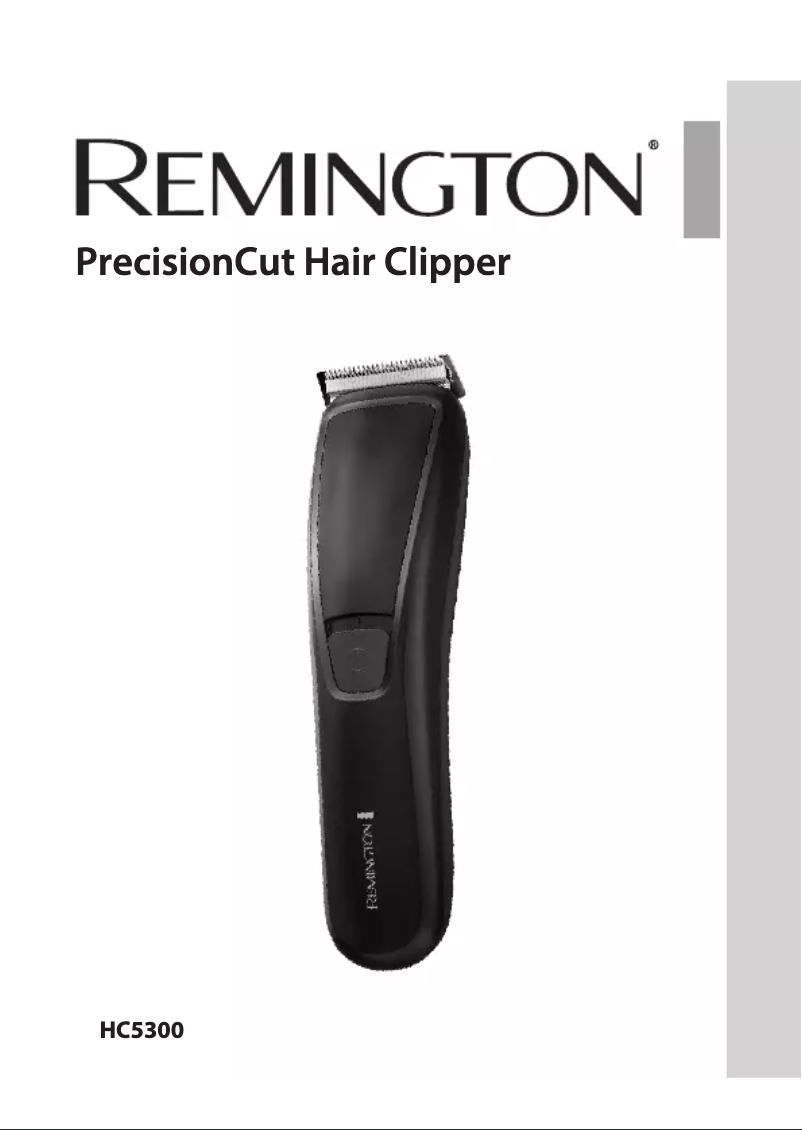 Page 1 de la notice Manuel utilisateur Remington Precision Cut HC5300