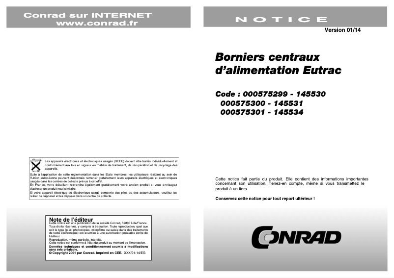 Página 1 del manual Manual de usuario Eutrac 145534