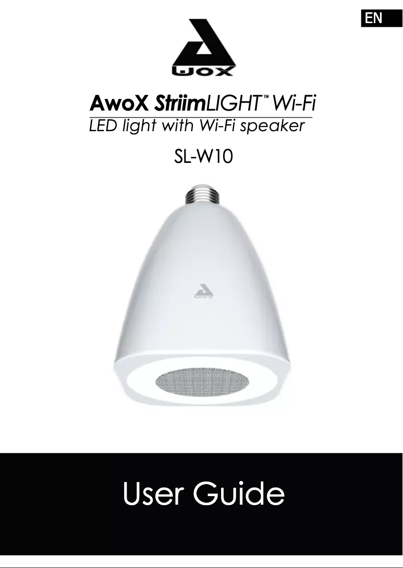 Image de la première page du manuel de l'appareil SL-W10