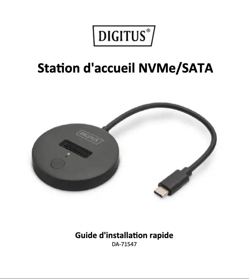 Page n°1 - Manuel utilisateur Digitus DA-71547