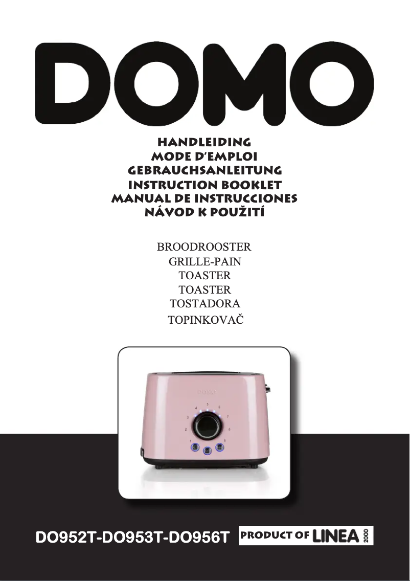 Image de la première page du manuel de l'appareil DO953T