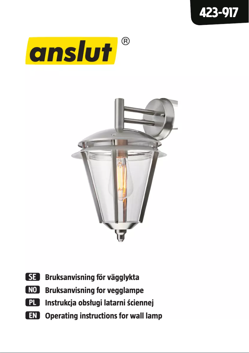 Image de la première page du manuel de l'appareil 423-917