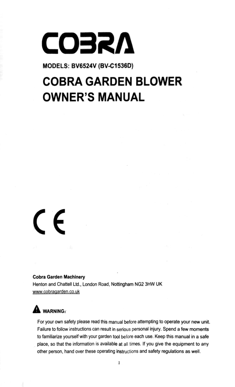 Page 1 de la notice Manuel utilisateur Cobra BV6524V