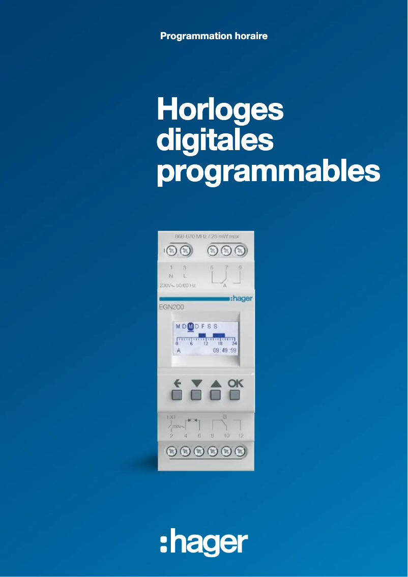 Page n°1 - Brochure Hager EG293B