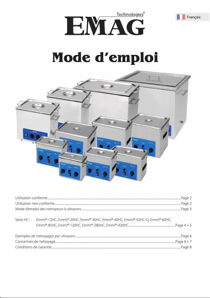 Página 1 del manual Manual de usuario EMAG Emmi 12HC
