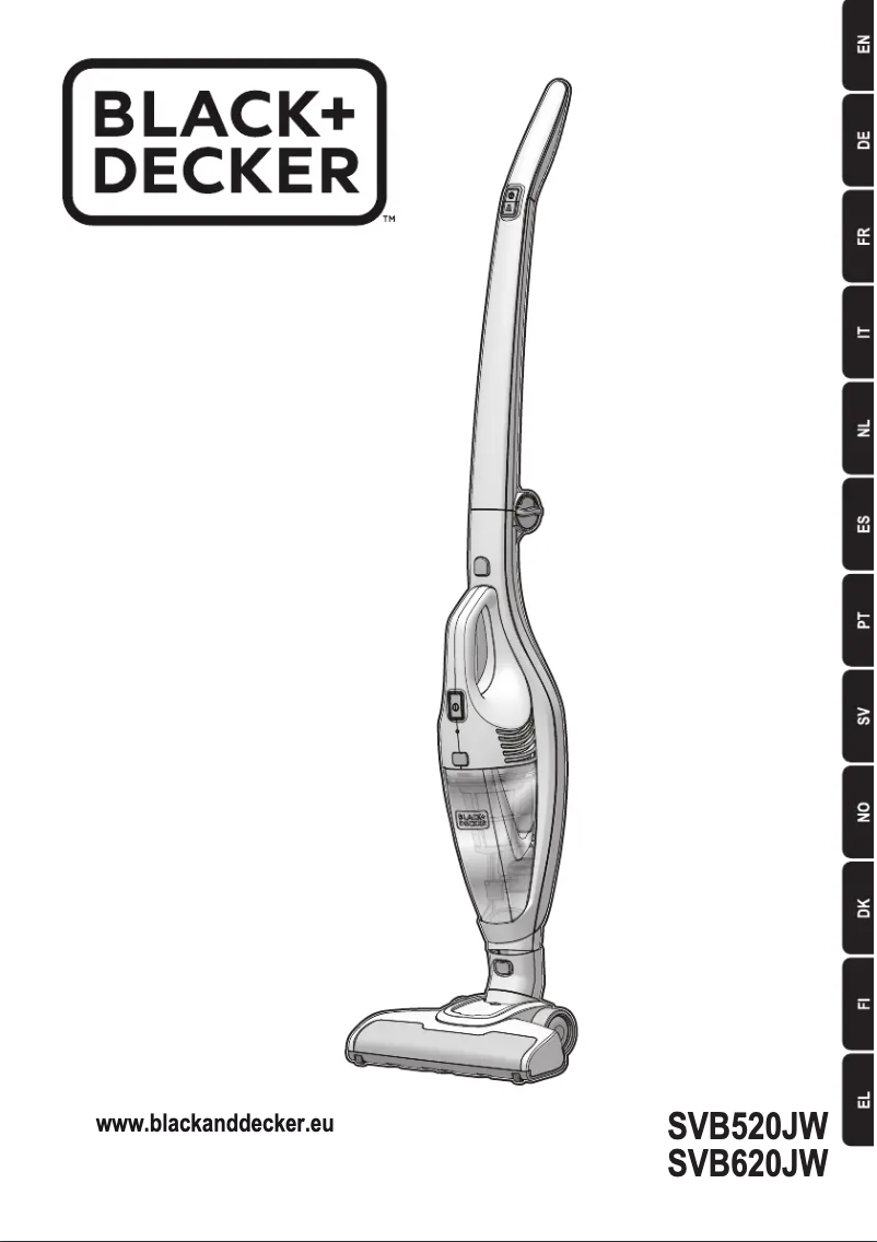 Page n°1 - Manuel utilisateur Black & Decker SVB620JW