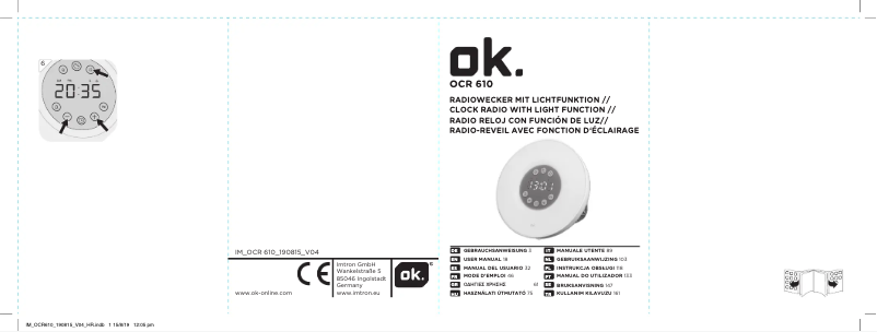 Página 1 del manual Manual de usuario OK OCR 610