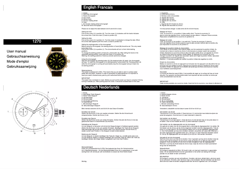 Página 1 del manual Manual de usuario Davis 1270