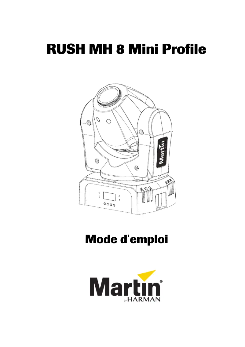 Image de la première page du manuel de l'appareil RUSH MH 8 Mini Profile