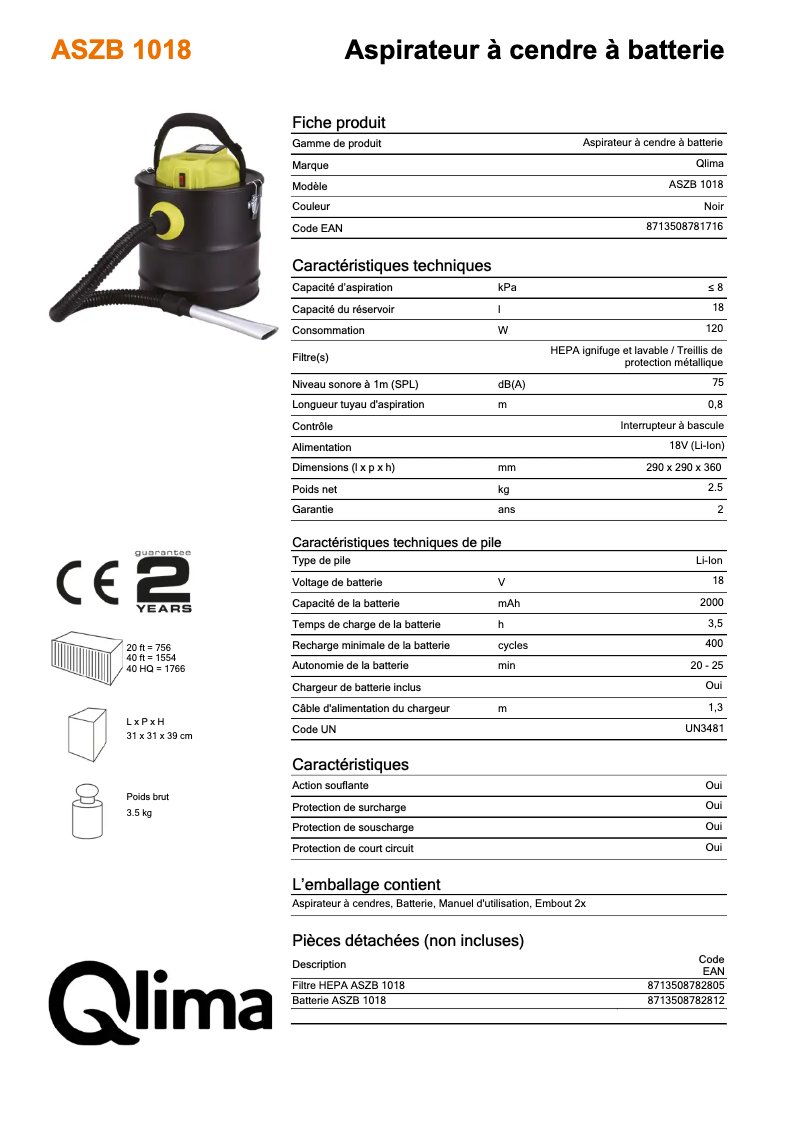 Imagen de la primera página del manual del dispositivo ASZB 1018