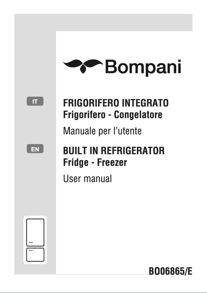 Page n°1 - Manuel utilisateur Bompani BO06865/E
