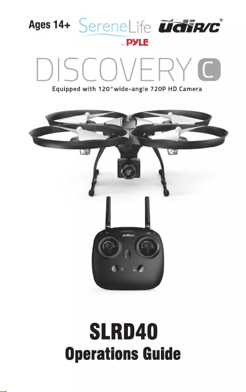 Page 1 de la notice Manuel utilisateur SereneLife Discovery C