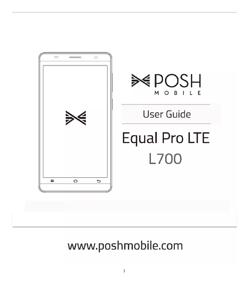 Image de la première page du manuel de l'appareil Equal Pro LTE L700
