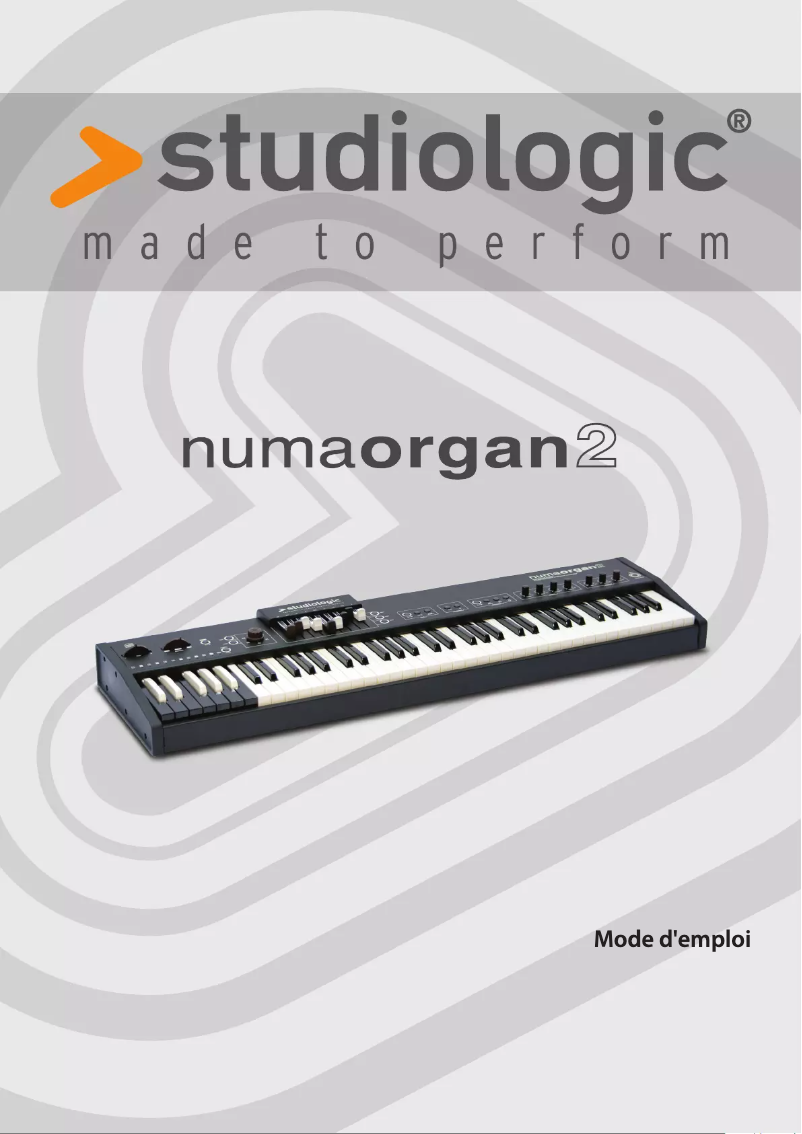 Página 1 del manual Manual de usuario Studiologic Numa Organ 2