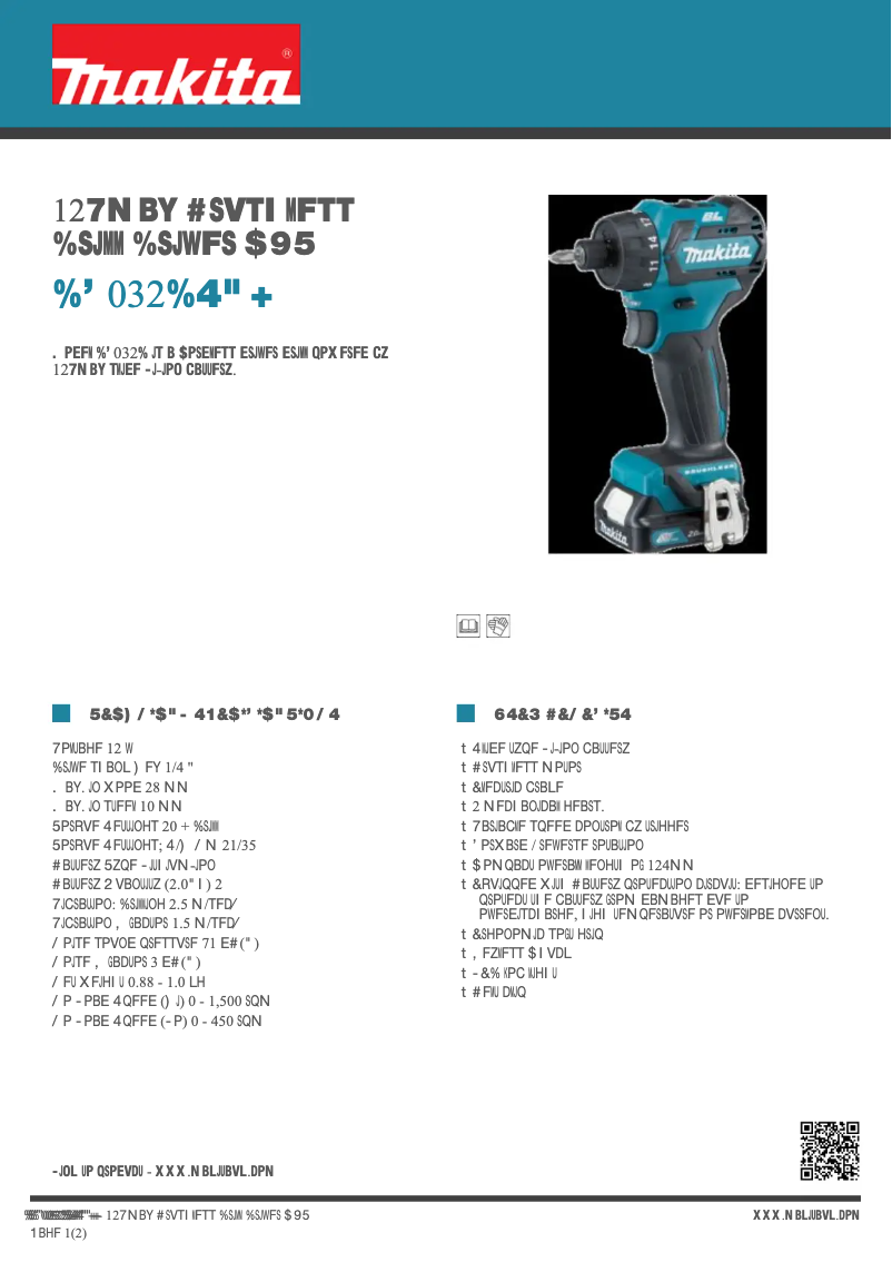 Image de la première page du manuel de l'appareil DF032DSAJ