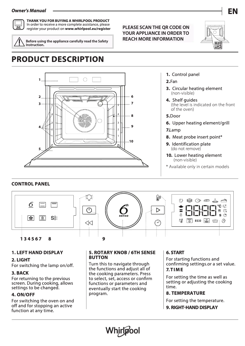 Imagen de la primera página del manual del dispositivo WOI5S8PCM1SBA