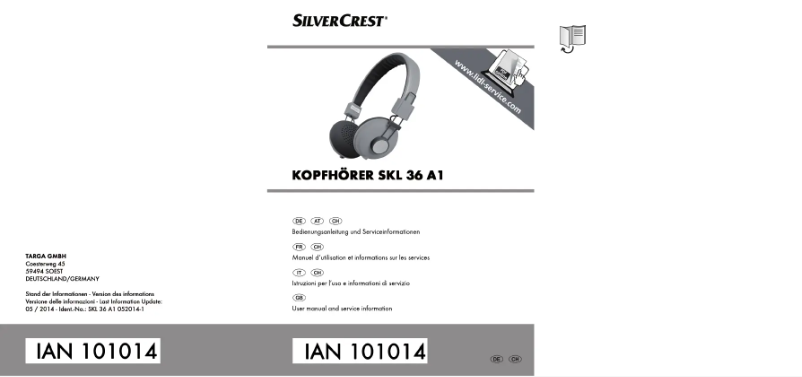 Image de la première page du manuel de l'appareil SKL 36 A1