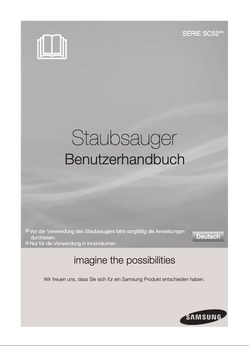 Page n°1 - Manuel utilisateur Samsung SC52E0