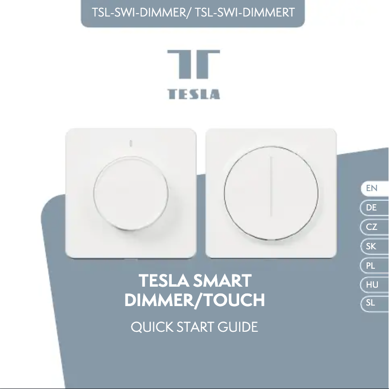 Image de la première page du manuel de l'appareil TSL-SWI-DIMMER