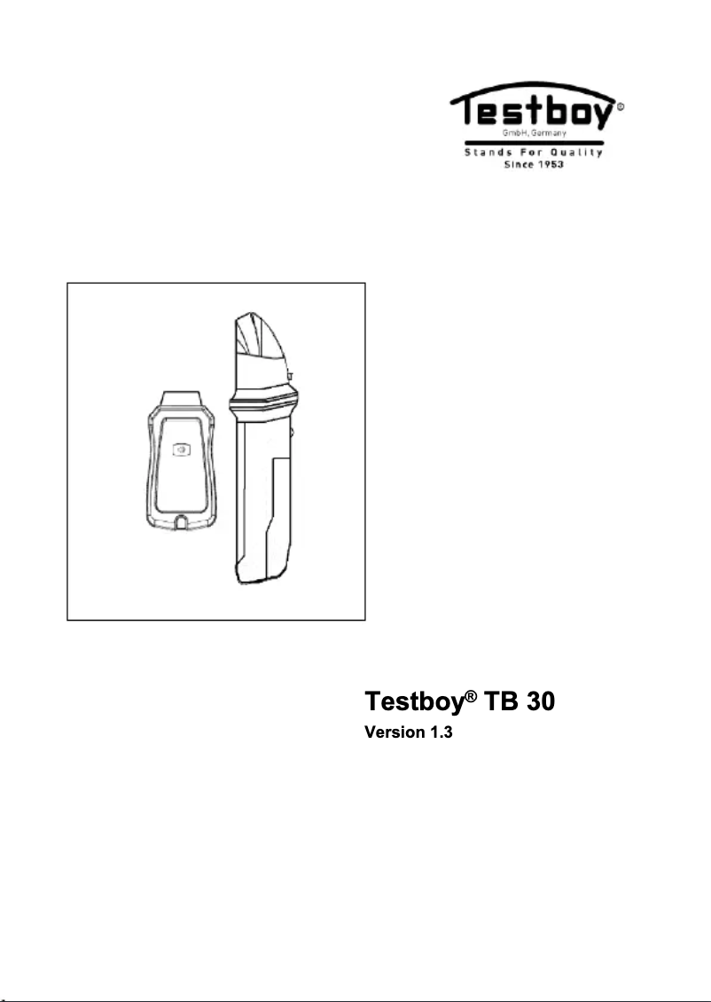 Página 1 del manual Manual de usuario Testboy TB 30