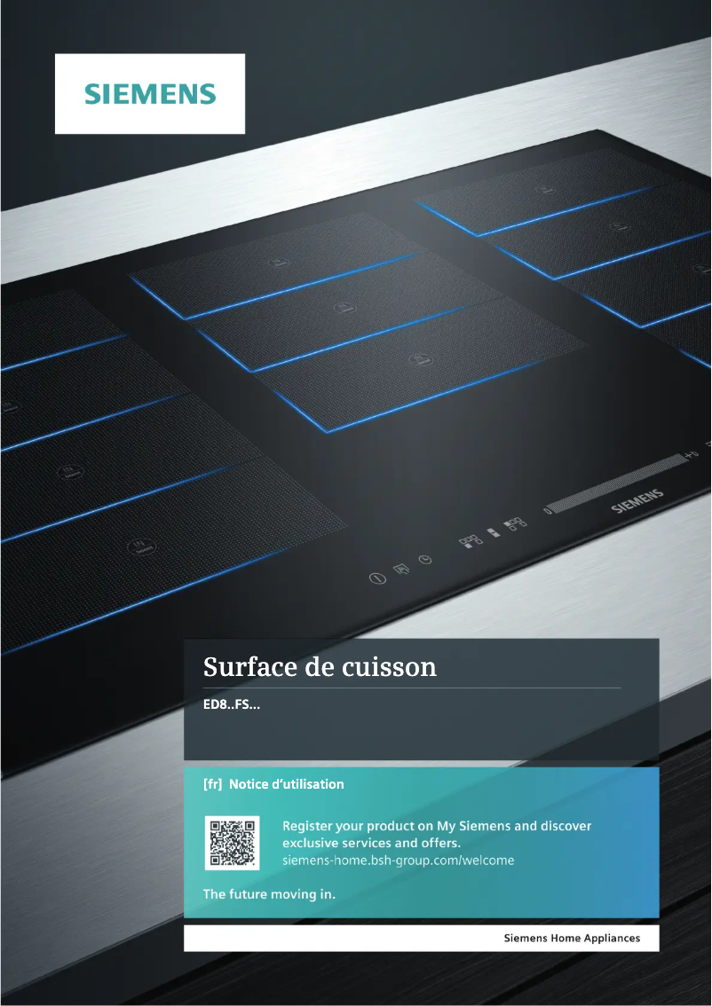 Page n°1 - Manuel utilisateur Siemens ED851FSB5E