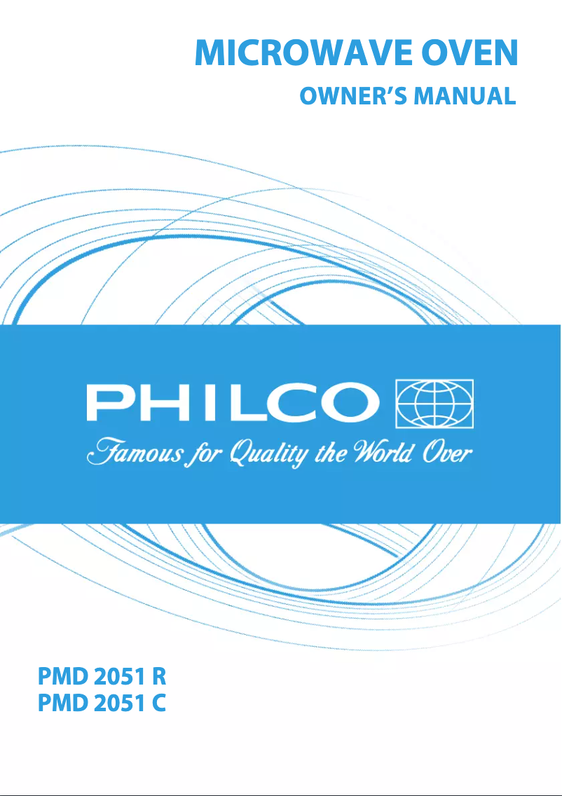 Page n°1 - Manuel utilisateur Philco PMD 2051 C