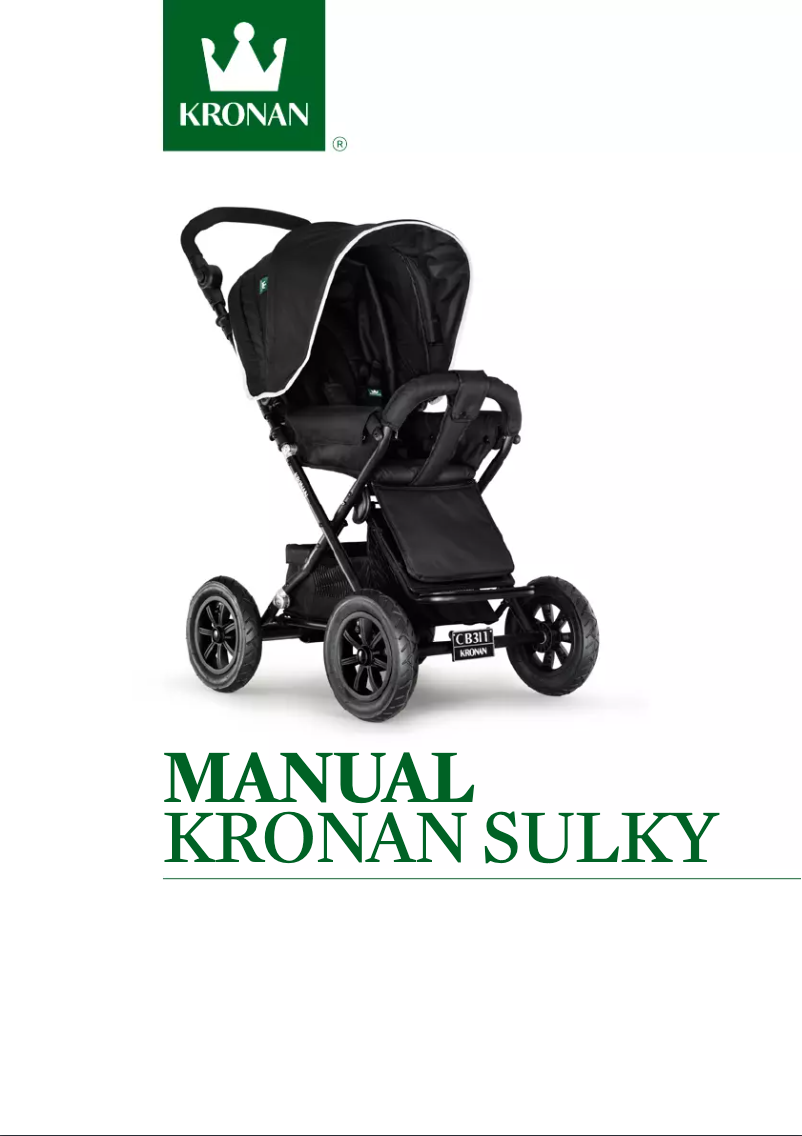 Page 1 de la notice Manuel utilisateur Kronan Sulky