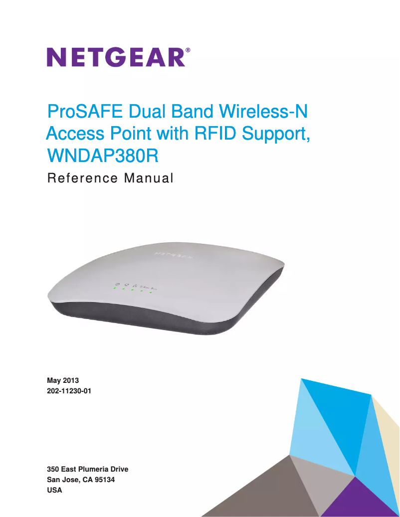 Image de la première page du manuel de l'appareil WNDAP380R