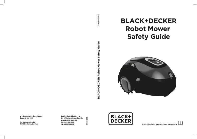 Page 1 de la notice Manuel utilisateur Black & Decker BCRMW123