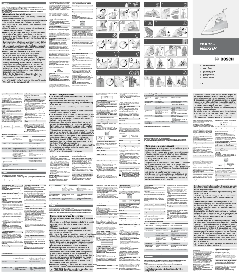 Page 1 de la notice Manuel utilisateur Bosch Sensixx B7 Protect TDA7677