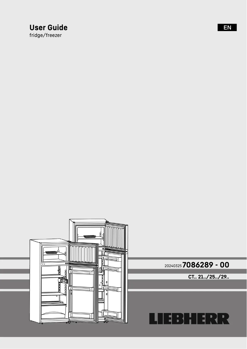 Page n°1 - Manuel utilisateur Liebherr GKwe 1455-6