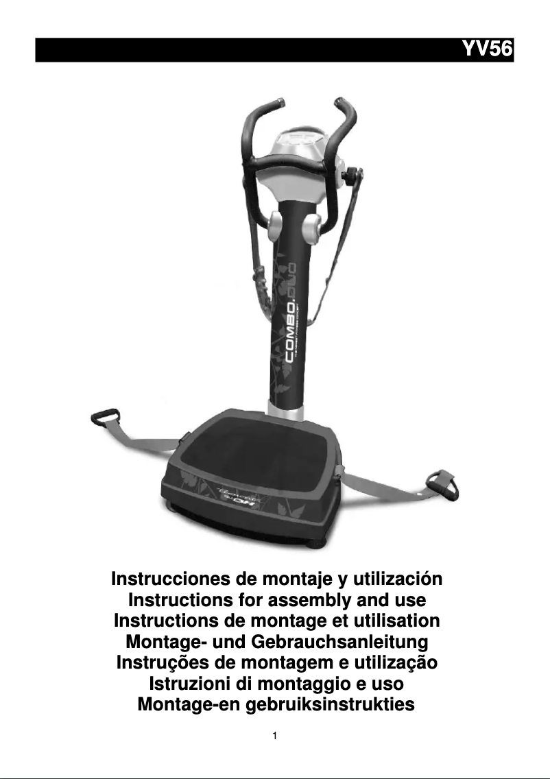 Página 1 del manual Manual de usuario BH Fitness Combo Duo YV56
