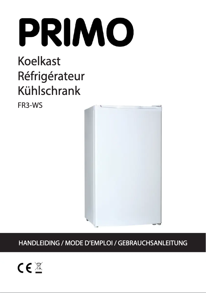 Page n°1 - Manuel utilisateur Primo FR3-WS